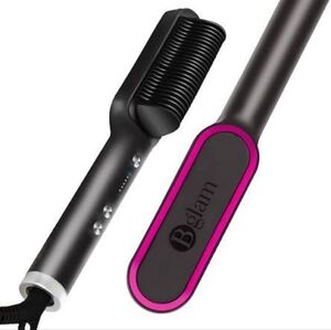 BGLAM STRAIGHTENING HAIR BRUSH.. STYLING WIRED HEAT  BRUSH